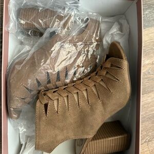 Fergalicious Brown Wedge Sandals